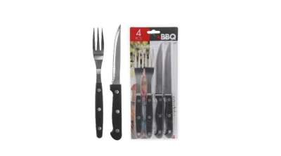 4 részes steak kés és villa készlet