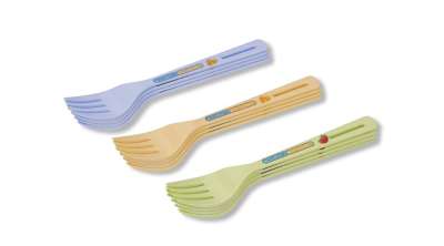 12 db-os gyümölcs mintás műanyag kisvilla készlet