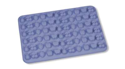 Szilikon gumicukor forma - 66 adagos, gyümölcs alakú