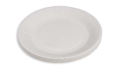 23 cm-es fehér papírtányér 20 db