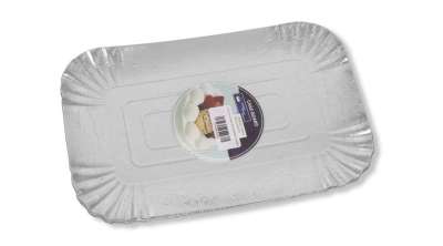 21*31 cm-es ezüst színű szögletes tortaalátét