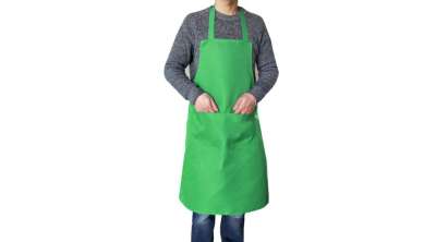 Sötétzöld konyhai kötény