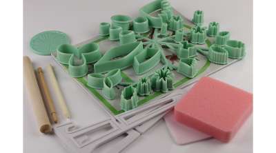 32 részes marcipán virág kiszúró készlet