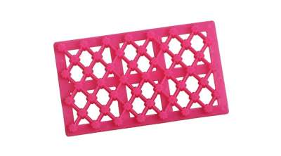 Apró virágok fondant mintázó rács