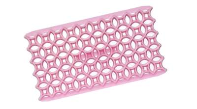 Geometrikus körök fondant mintázó rács
