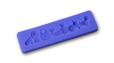 Babajátékok sorminta fondant szilikon forma