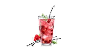 TESCOMA myDRINK 4 db rozsdamentes szívószál,tisztító kefével