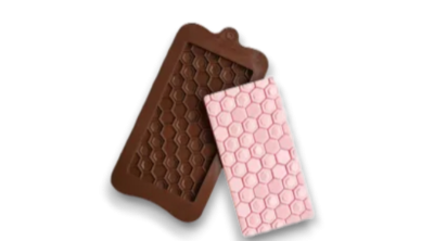 Méhsejt mintás szilikon táblás csoki forma