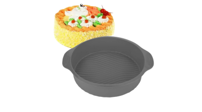 25 cm-es recés aljú szilikon tortaforma