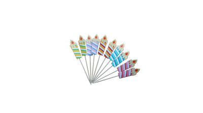 10 db gyertya tortadísz beszúró