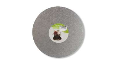 28 cm-es ezüst vékony tortadob