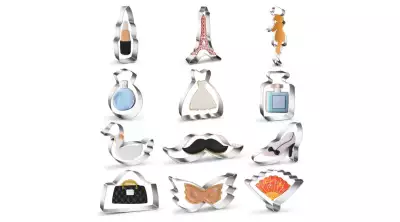 12 részes fém kiszúró készlet (Divat)