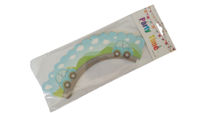 12 db autó mintás muffin tartó papír