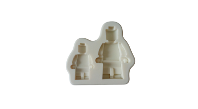 2 részes lego emberke szilikon fondant forma