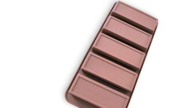 Csokiszelet készítő szilikon forma, 5 adagos