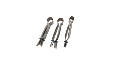 3 db fém fondant csipkéző