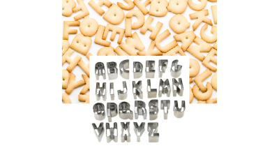 Fém betű kiszúró készlet