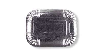 32*42 cm-es virág mintás ezüst színű tortakarton 5 db