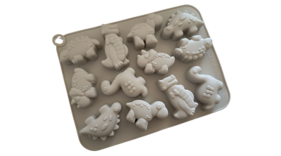 12 adagos dinoszaurusz szilikon sütőforma