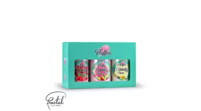 Málna, tutti-frutti és vanília ízesítésű vattacukor alapanyag szett 3*150 g