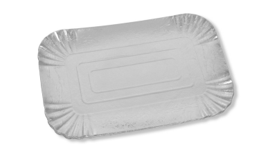 Ezüst színű tortaalátét karton 5 db 25*35 cm