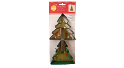 3D mézeskalács fenyőfa kiszúró szett