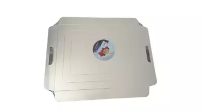 27*36 cm-es vékony ezüst színű tortakarton 5 db