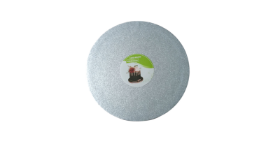 Tortadob szikrázó ezüst színű 25 cm 