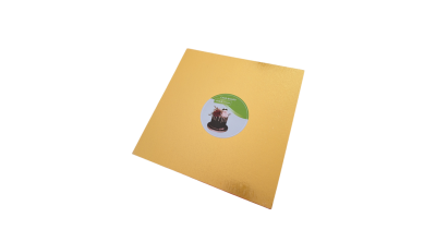 28*28 cm-es arany vékony tortadob