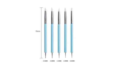 5 db kétvégű fondant formázó toll