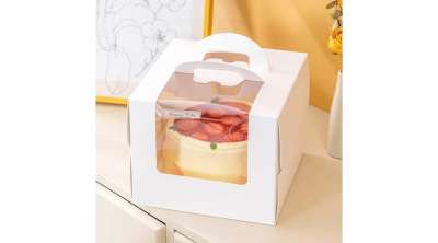 Mini torta doboz 16*16*15 cm 5 db