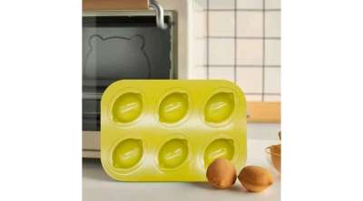 6 adagos citrom alakú sütőforma fém