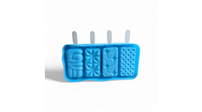 4-féle mintás szilikon mini jégkrém forma