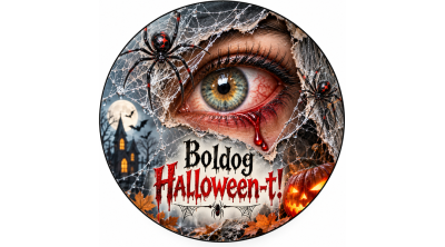 Véres szem Halloween tortaostya