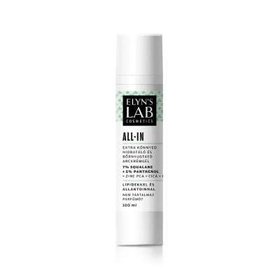 Elyn's lab All-In Extra Könnyed Hidratáló és Bőrnyugtató Arckrémgél - 100ml