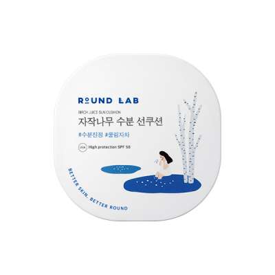 Round Lab Birch Juice Moisturizing Sun Cushion SPF 50+ PA++++