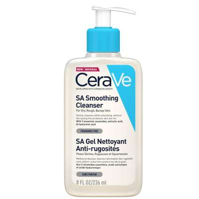 CeraVe SA Bőrsimító Tisztító Gél 236 ml