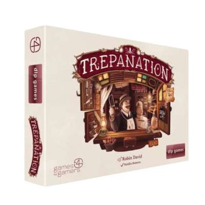 Trepanation társasjáték, angol nyelvű