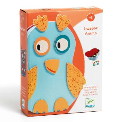 Mágneses állatos képalkotó - Utazó játék - Animo - Djeco