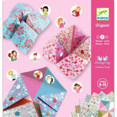 Jósló csiki-csuki lányos színek - Origami - Fortune tellers - Djeco