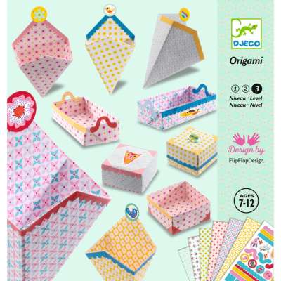 Doboz készítő - Origami - Small boxes - Djeco - DJ08774