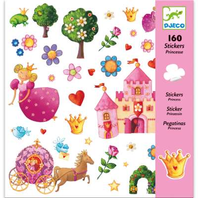 Hercegnős matrica gyűjtemény 160 db-os - Princess Marguerite - Djeco