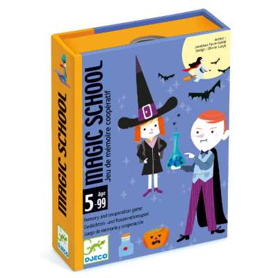 Varzsló Iskola - Kártyajáték - Magic school - Djeco - DJ05144