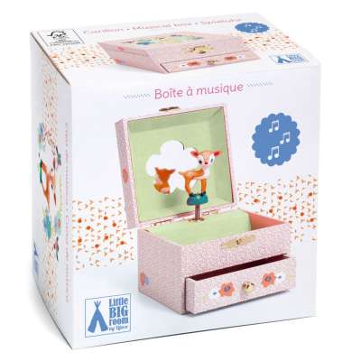 Őzikés - Zenélő ékszerdoboz - Wood fawn - Djeco - DJ06086