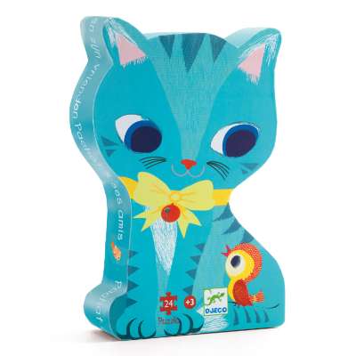 Cicás dobozos puzzle 24 db - os - Djeco