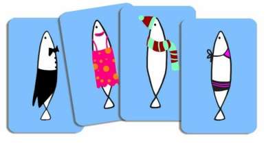 Sardines - memória kártyajáték - Djeco
