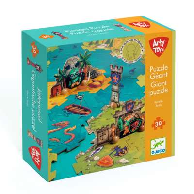 Kalózos Óriás puzzle - Arty Toys Óriás puzzle 30 db-os - Giant puzzle-Battle - FSC MIX - DJ06847