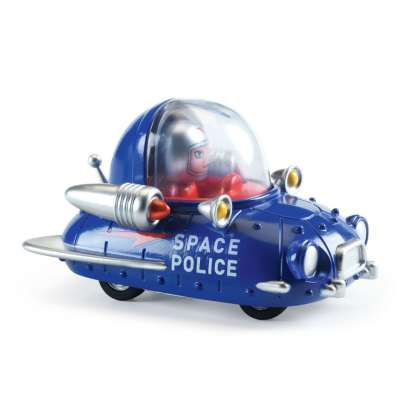 Űr zsaru - Fém autó soförrel - Space police - DJ05457