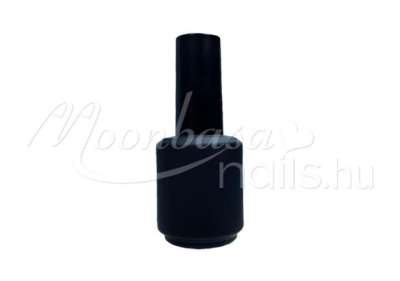 Fekete körömlakkos üveg 14ml Matt fekete #003-MB