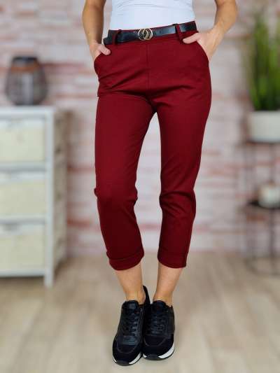 Öves, gumis derekú, zsebes nadrág S-M-L